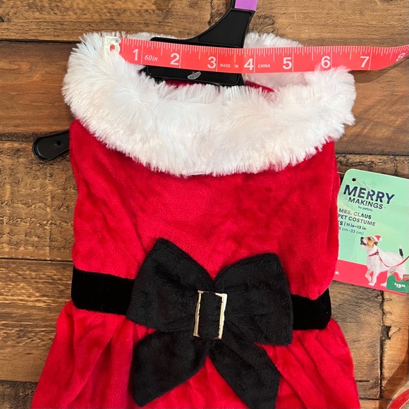Mrs. Claus Pet Dog Costume Outfit Dress - Picture 6 of 8